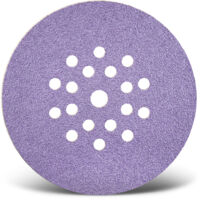 MENZER Purple HD Klett-Schleifscheiben, 225 mm, 19-Loch, f. Trockenbauschleifer, Keramik-Mix (25 Stk.) K60
