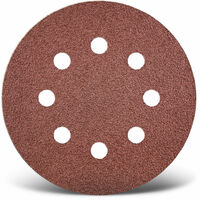 MENZER Blue Schleifscheiben, 25 Stück – Ø 150 Mm, K120, 9-Loch, Zirkonkorund – Für Exzenterschleifer Auf Metall & Holz