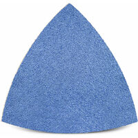 MENZER Blue Klett-Schleifblätter, 82 mm, f. Deltaschleifer, Zirkonkorund (25 Stk.) K80