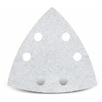 MENZER White Klett-Schleifblätter, 93 mm, 6-Loch, f. Deltaschleifer, Normalkorund (50 Stk.) K180