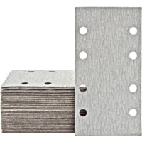 MioTools Shark Klett-Schleifblätter, 180 x 93 mm, 8-Loch, f. Schwingschleifer, Normalkorund (50 Stk.) K40
