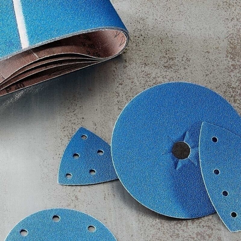 Bandes Abrasives MENZER Blue 610x100 Mm G60 - Corindon Zirconium - Pour Métal Et Bois - Lot De 10