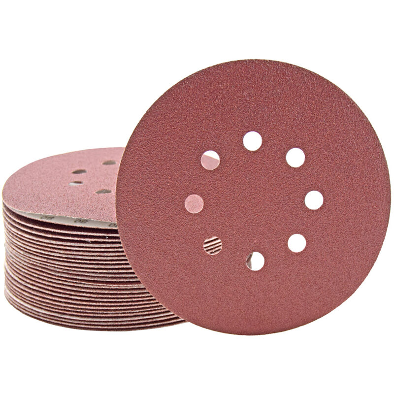 MioTools Fox Disques Abrasifs Auto-agrippants, 150 Mm, 15 Trous, P