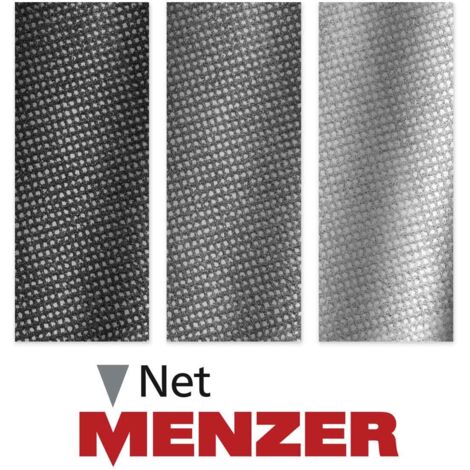 MENZER Net Grilles abrasives auto-agrippantes, 290 x 250 mm, p. Ponceuses à plâtre, Carbure de silicium (Lot de 10) G120