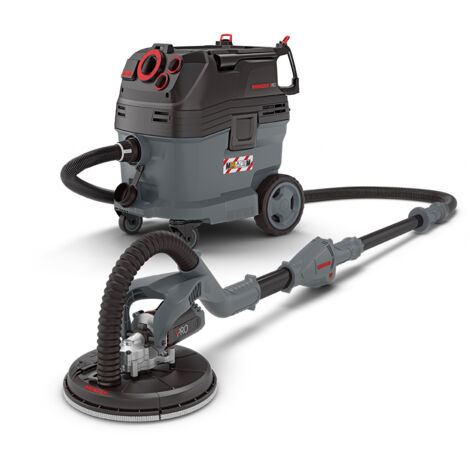 MENZER Ponceuse Girafe LHS 225 PRO & Aspirateur de Sécurité VCM 530 PRO, avec Kit d’Abrasifs