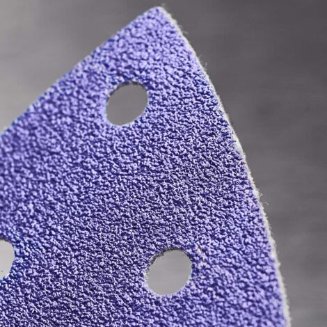 MENZER Purple HD Disques abrasifs auto-agrippants, 290 x 250 mm, 12 trous, p. Ponceuses à plâtre, Mix céramique (Lot de 5) G180