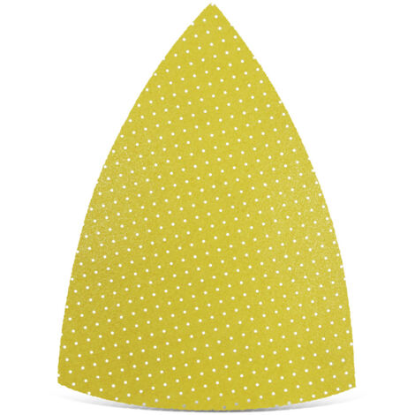 MENZER Ultrapad Feuilles abrasives auto-agrippantes, 150 x 100 mm, p. Ponceuses delta, Corindon supérieur blanc (Lot de 25) G180 (1/5)