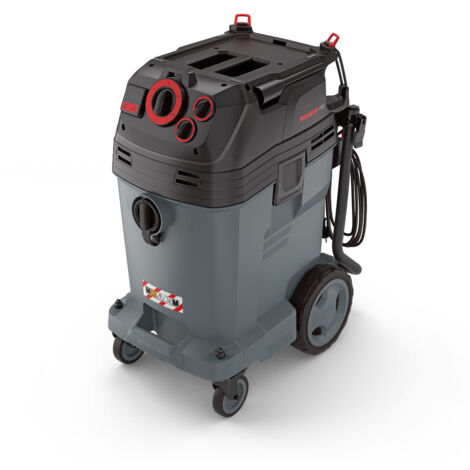 Menzer – Aspirateur industriel de sécurité 50L – Puissance 1380W – Aspiration eau et poussière – Nettoyage filtre automatique