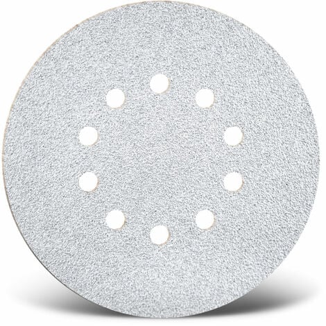 Disques abrasifs auto-agrippants MENZER pour ponceuses à plâtre, G16–240, Ø  225 mm / 9 trous /
