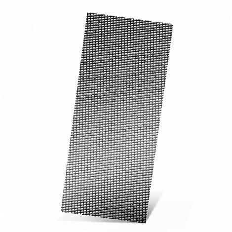 Menzer – Lot de 10 grilles abrasives 280 x 115 mm – Carbure de silicium G180 – Pour ponçage précis de bois et plâtre – Grains fins
