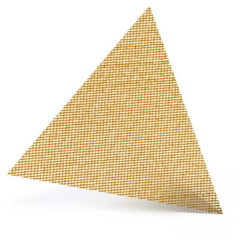 MENZER Ultranet Grilles abrasives auto-agrippantes, 290 x 250 mm, p. Ponceuses à plâtre, Corindon supérieur blanc (Lot de 5) G60