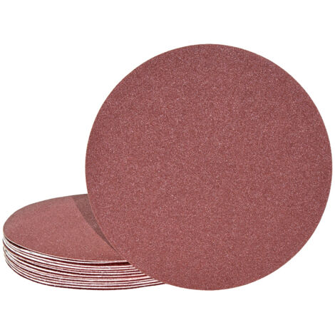 MioTools Fox Disques abrasifs auto-agrippants, 225 mm, p. Ponceuses à plâtre, Corindon normal (Lot de 25) G60