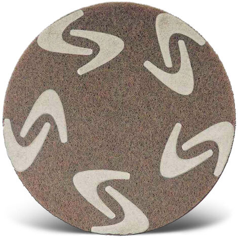 MENZER Pads Disque Thunderpad, 406 mm, p. Monobrosses, Nylon (Lot de 1) step 3 (blanc) (1/2)