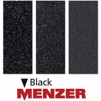 MENZER Black Disques abrasifs auto-agrippants p Ponceuses excentriques Grain 320 9 trous Lot de 50 150 mm 