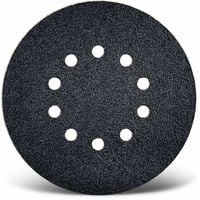 MENZER Black Disques abrasifs auto-agrippants, 225 mm, 10 trous, p. Ponceuses à plâtre, Carbure de silicium (Lot de 10) G16