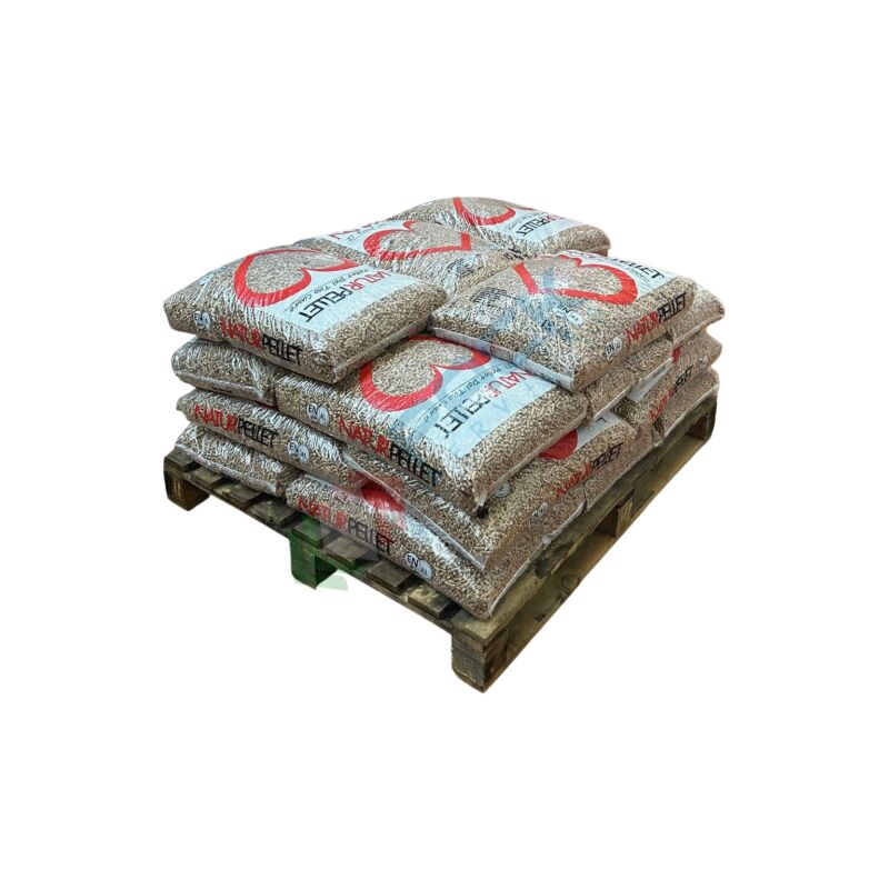 Pellet naturale 100% abete, ENplus A1, conf. 19 sacchi 15 Kg