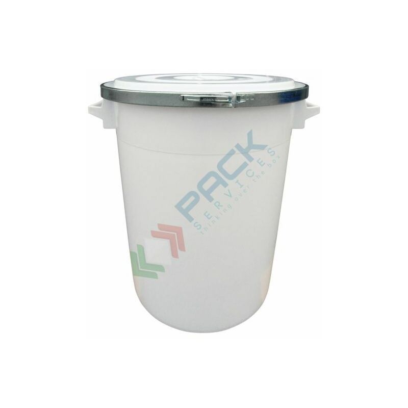 Bidone industriale in HDPE 35 Lt, nero