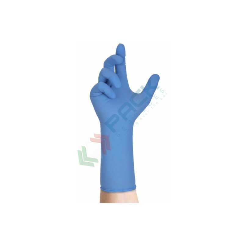 Guanti Nitrile Extra Lunghi - 400 mm - Tg.XL - Conf.50 pz.