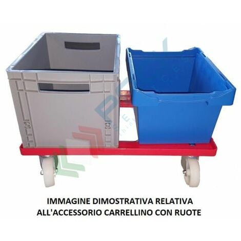 Scatola plastica nera 88 litri