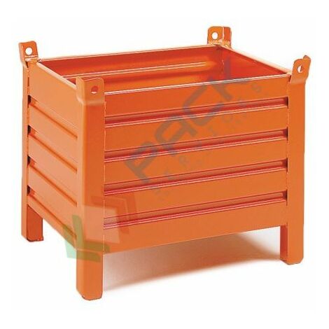 Cassa Pallet In Plastica Grigia - 675x940x640 Mm, Portata 200 Kg, Volume 290 Lt - Foto 11