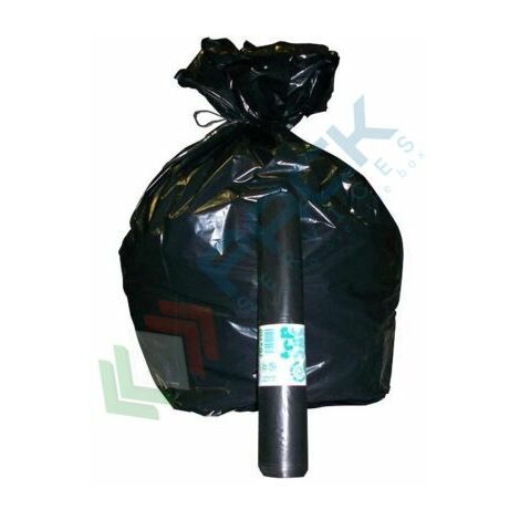 30 Sacchetti per spazzatura, LDPE 60 l capacità, 100 cm x 57 cm nero