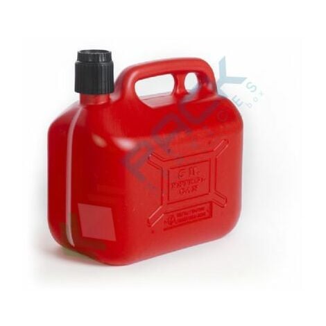 Fuel-Tanica da 20 litri in plastica colore: nero con beccuccio