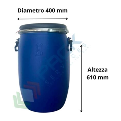 Fusto plastica 60 litri