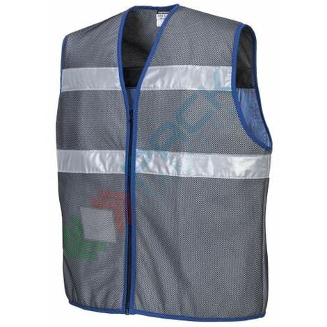 Gilet alta visibilità rinfrescante grigio