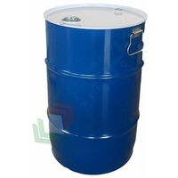 Fusto ferro cilindrico, 60 Lt, ADR liquidi, blu/grezzo