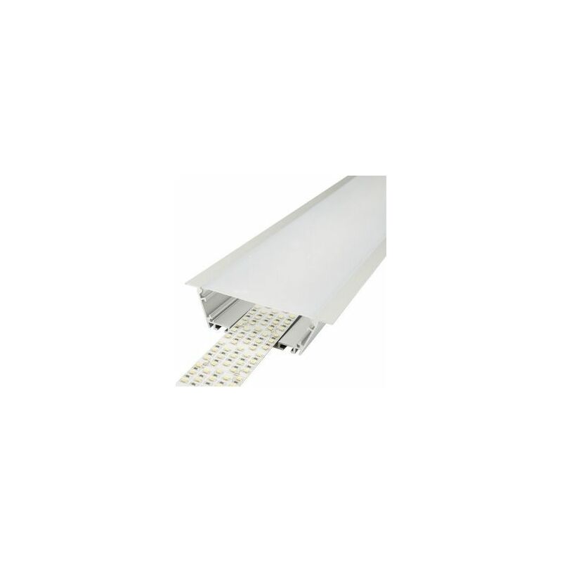 Perfil LED empotrable de 64,8 mm x 35 mm, Iludec