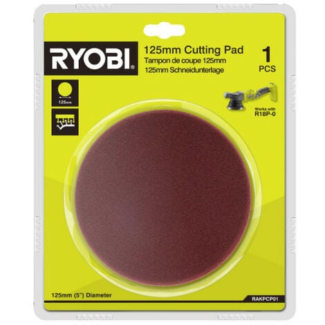 RYOBI Disque de polissage pour polisseuse R18P-0 - 125 mm - RAKPCP01