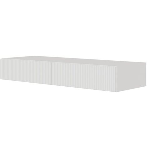 Selsey VELDIO - Tocador suspendido con 2 cajones - 110 cm blanco