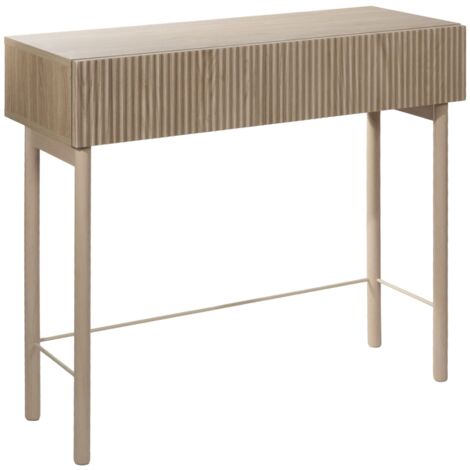 Selsey NOLIE - Consola con cajón  de pie - 90 cm - aspecto roble