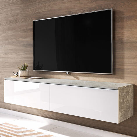 Selsey Kane Mueble De Tv De Pie Colgante Cm Hormig N