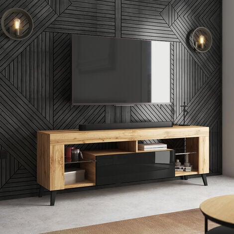 Selsey BIANKO - Mueble TV Moderno/Mesa TV/Mueble para Salón / 140