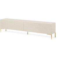 Selsey LAMMELO - Mueble TV gris beige 175 cm