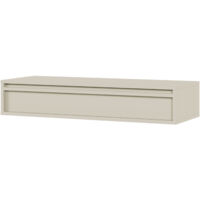 Selsey EVO - Consola - 90 cm - con cajón - suspendida - gris beige