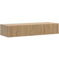 Selsey NOLIE - Consola con cajones suspendida - 90 cm - acabado roble