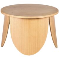 Selsey VIVIALLY - Mesa de centro redonda - 60 cm - color roble natural
