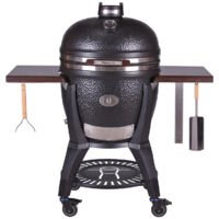 Kamado Monolith - AVANTGARDE LE CHEF + Chariot + Housse + Pierre Pizza