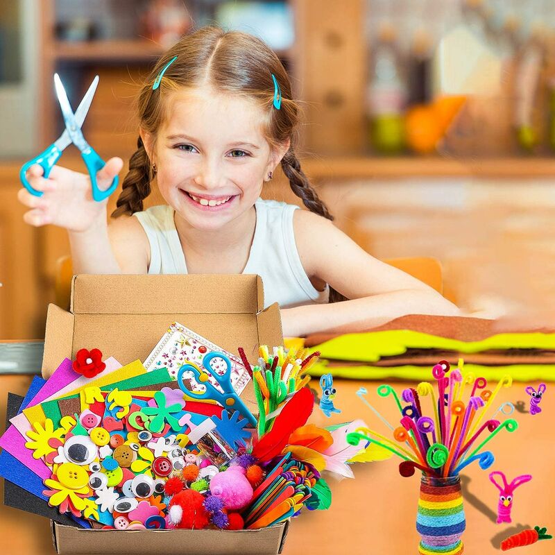 kit de matériel de jouet éducatif en feutre de noël ensemble créatif de jouets faits à la main pour les enfants Fournitures d'artisanat pour enfants