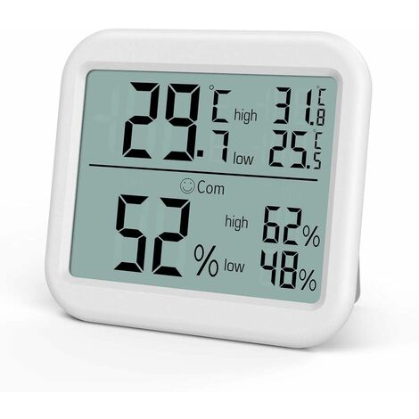 Digital LCD température humidité Appareil de mesure Thermomètre hygrometre avec sonde 