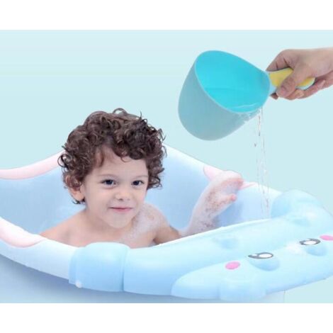 Perle Rare Shampoing De Douche Pour Enfants Bebe Shampooing Rincer Tasse Cuillere Douche Tasse Shampooing Tasse