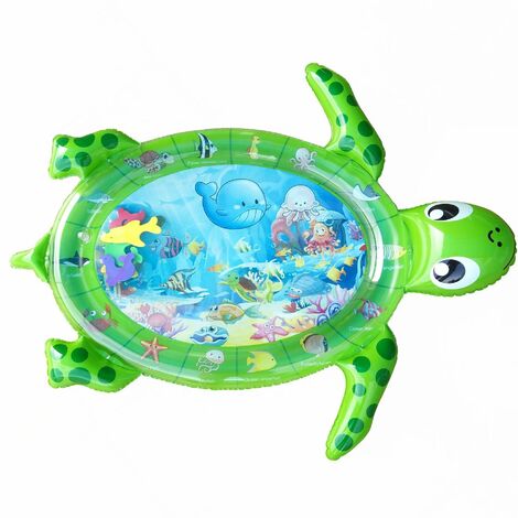 Perle Rare Forme De Tortue Tapis D Eau Gonflable Pour Bebe Tapis Eveil Eau Et Poisson