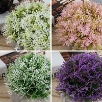 Perle Rare Plantes Vertes Artificielles Retro Semi Circulaire Herbe Boule Plante Bonsai Decoration Fausses Fleurs En