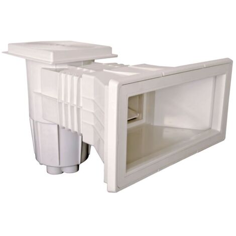 Fluidra 00252 - Skimmer 15 l pisc. horm. con Boca ampliación Tapa Cuadrada