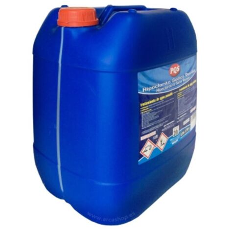 HIPOCLORITO SODICO AGUAS POTABLES (GARRAFA 20 L.
