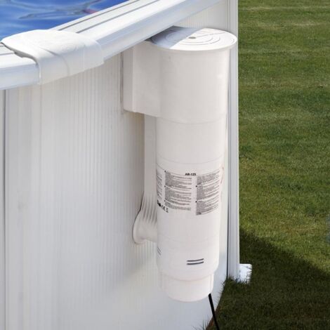 Gre Pools Filtro de Cartucho Blanco 3,8 m³/h 12 V