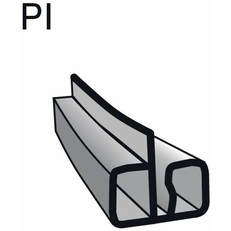 Perfil inferior sujección chapa para piscinas Gre.  Ref. PC300730WP.