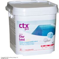 Cloro lento en tabletas 250 g., 5 kg. ClorLent  CTX-370.